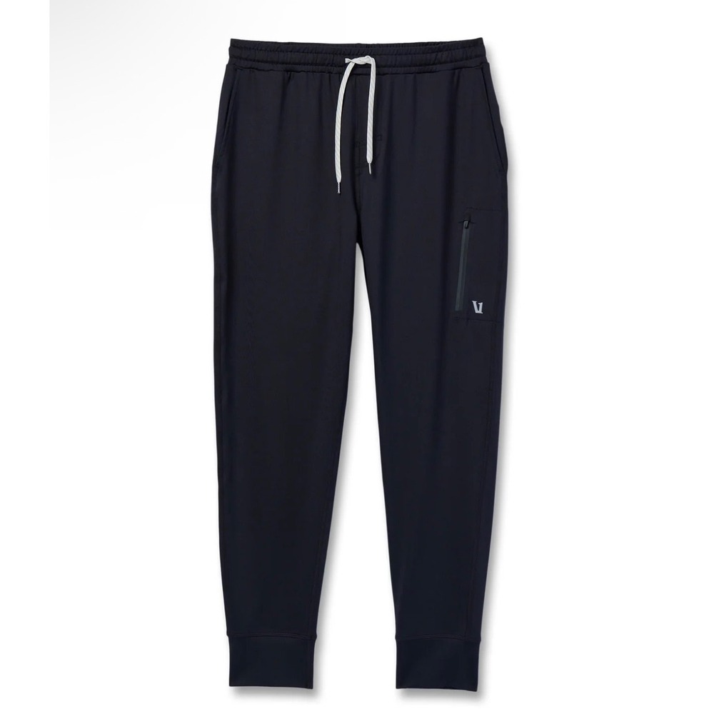 Vuori Sunday Performance‎ Joggers Mens Small Black V416 Athletic Sweatpants